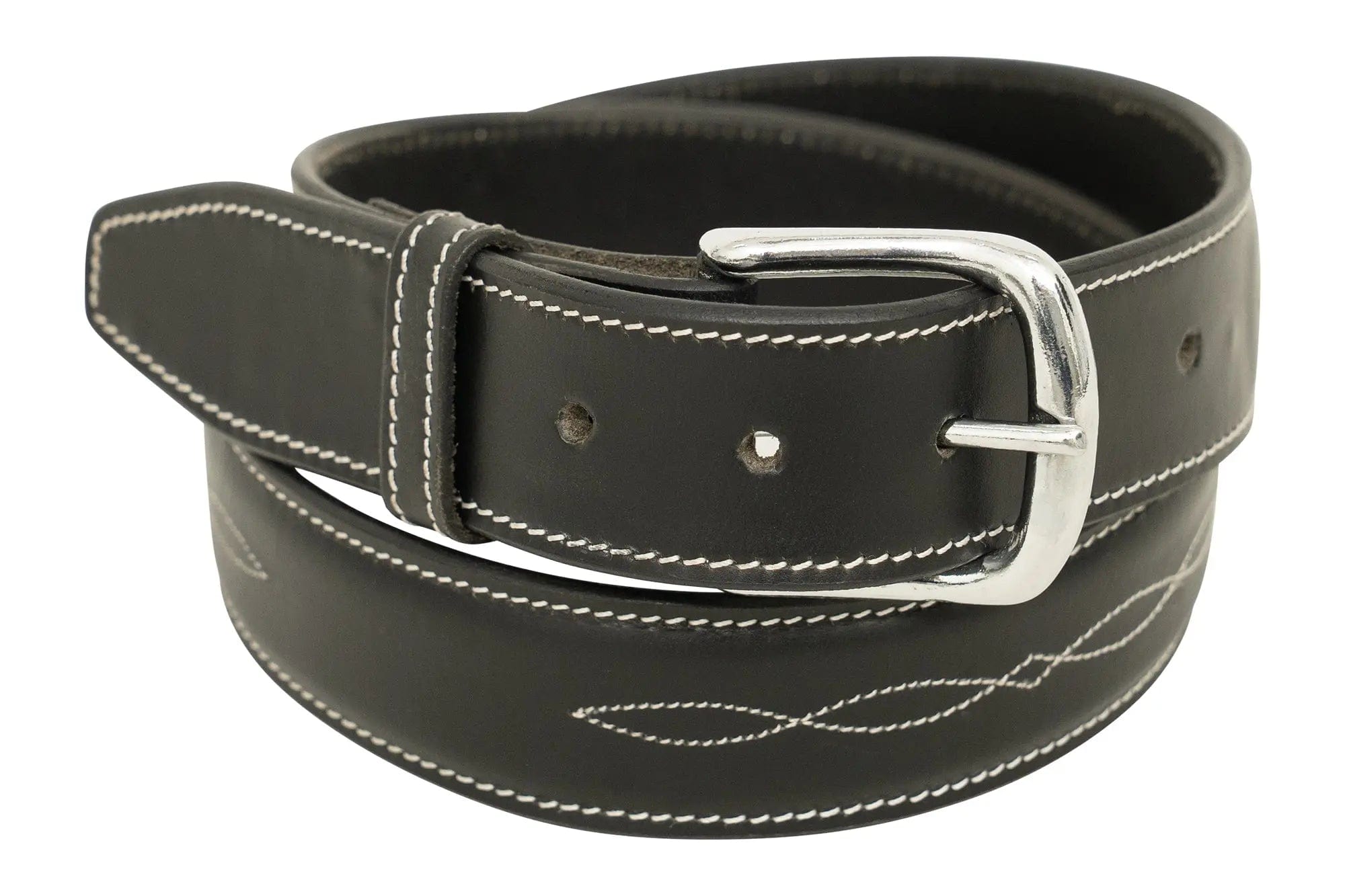 Huntley Fancy Stitched Ladies  1.5" Inch wide belt (2 Colors)