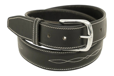 Huntley Fancy Stitched Ladies  1.5" Inch wide belt (2 Colors)