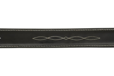 Huntley Fancy Stitched Ladies  1.5" Inch wide belt (2 Colors)