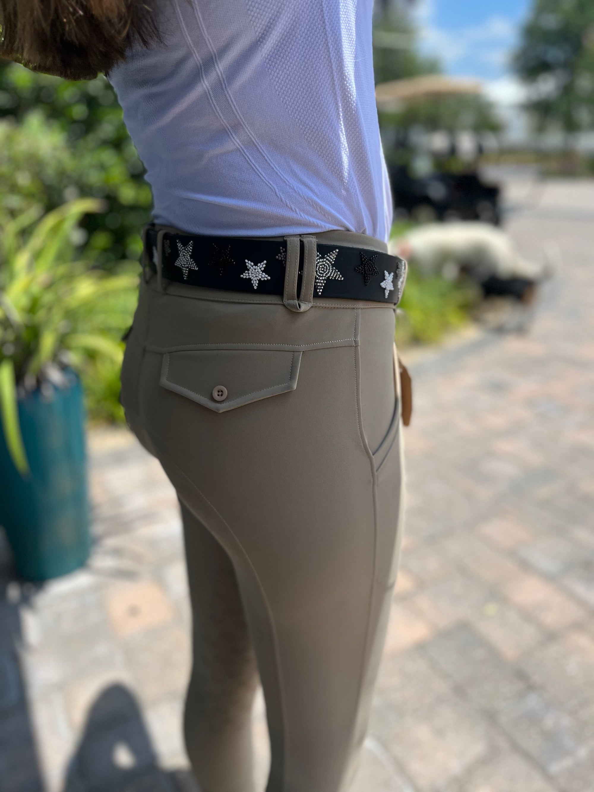 TKC Shades of Grey Stars Belt - Wide Width