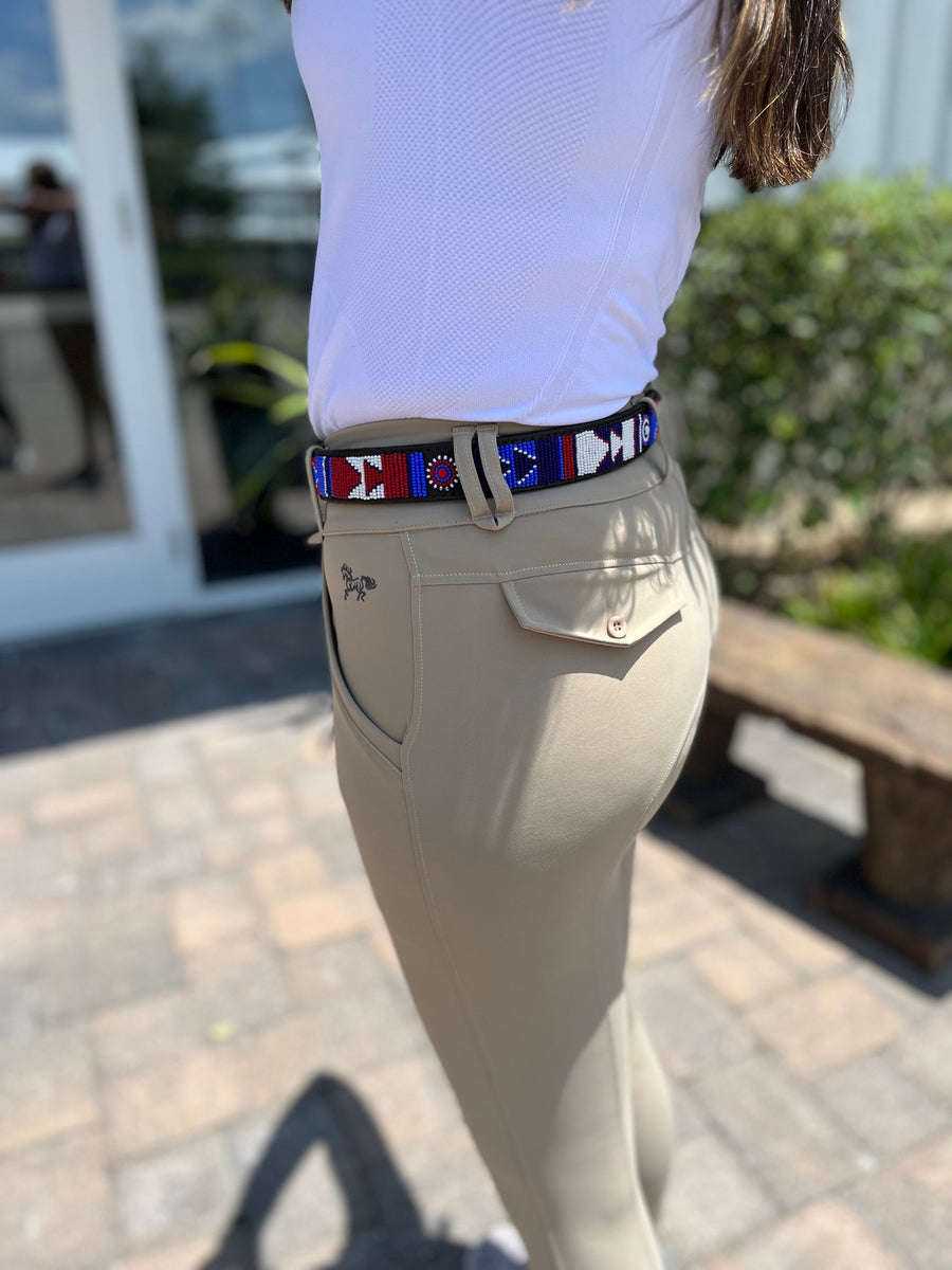 Red White and Blue Belt in Wide Width - Exceptional Equestrian 