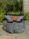 PADDOCK - Wool Grooming Tote - Houndstooth - LIMITED EDITION