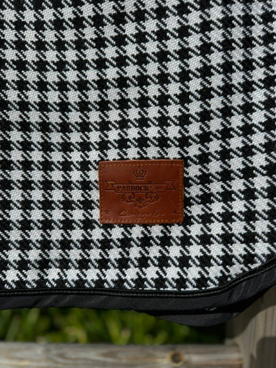 PADDOCK - Throw - 50/70 - Houndstooth Print - LIMITED EDITION