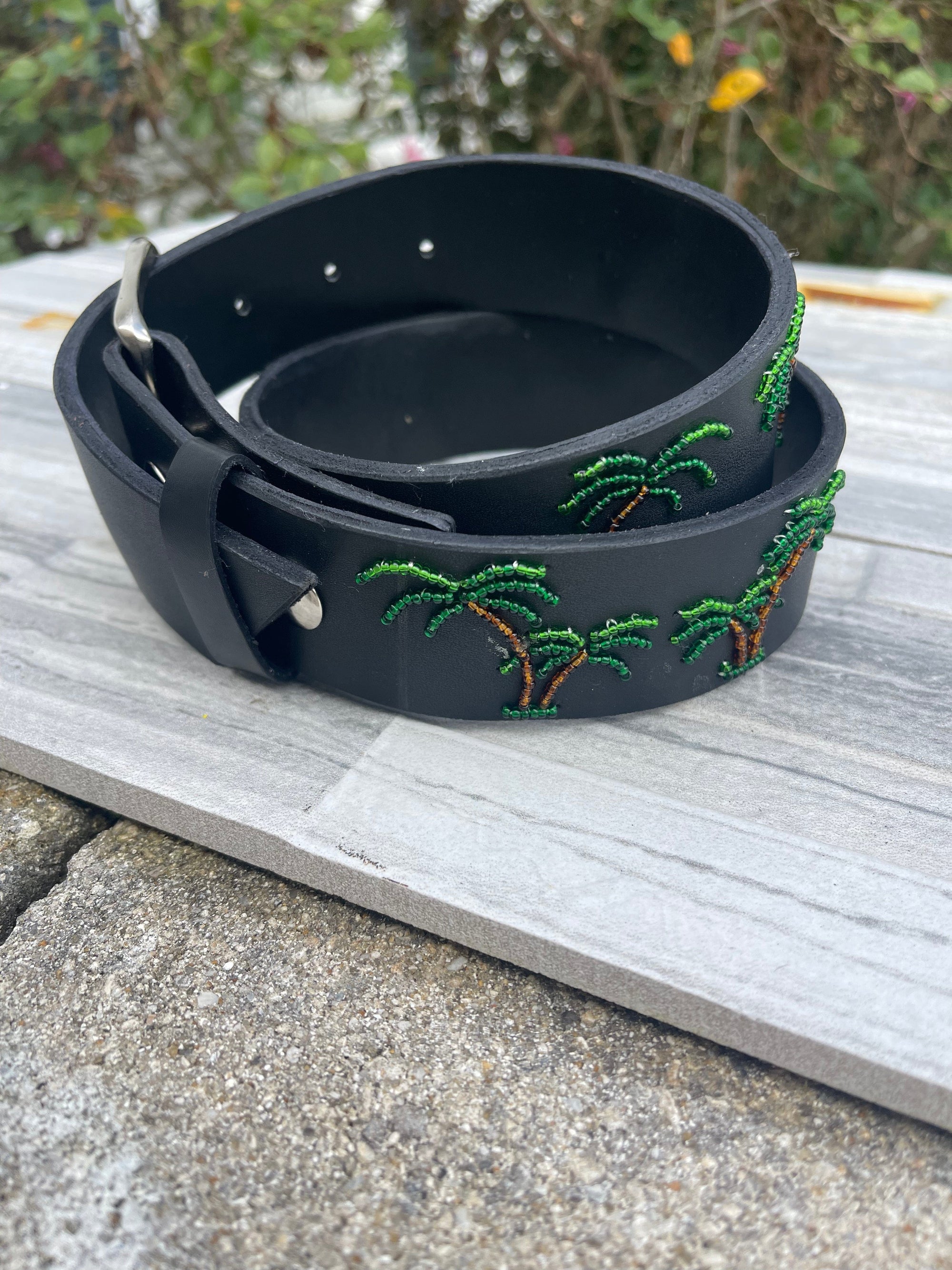 Palm Trees Belt in Wide Width
