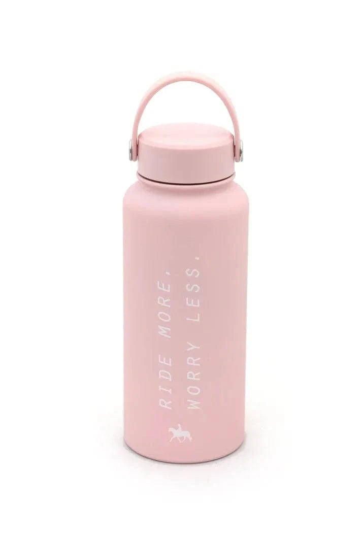 Spiced Equestrian - Ride More Worry Less Water Bottle - Exceptional Equestrian