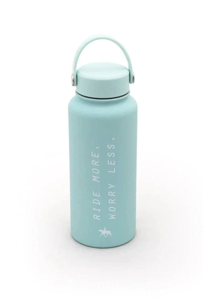 Spiced Equestrian - Ride More Worry Less Water Bottle - Exceptional Equestrian