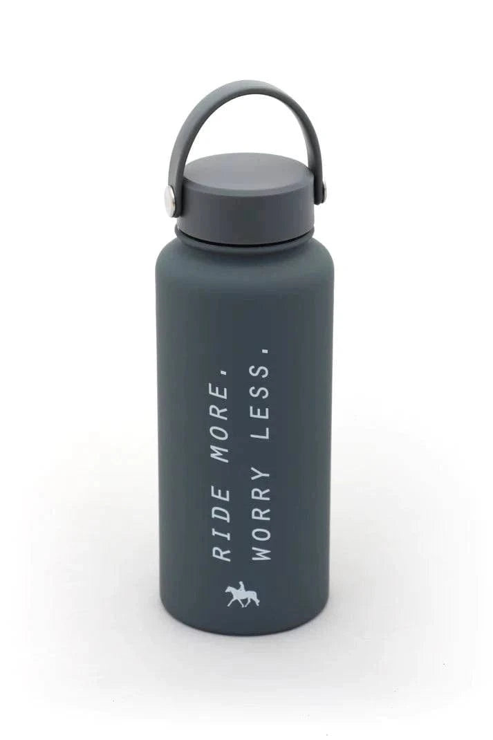 Spiced Equestrian - Ride More Worry Less Water Bottle - Exceptional Equestrian
