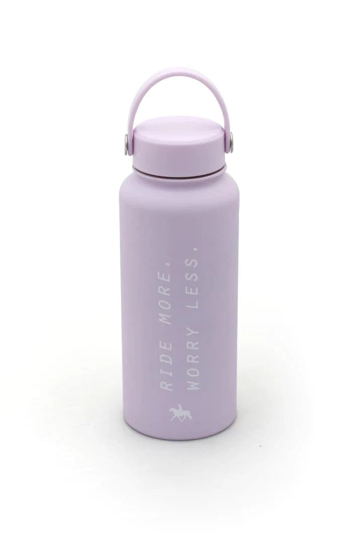 Spiced Equestrian - Ride More Worry Less Water Bottle - Exceptional Equestrian