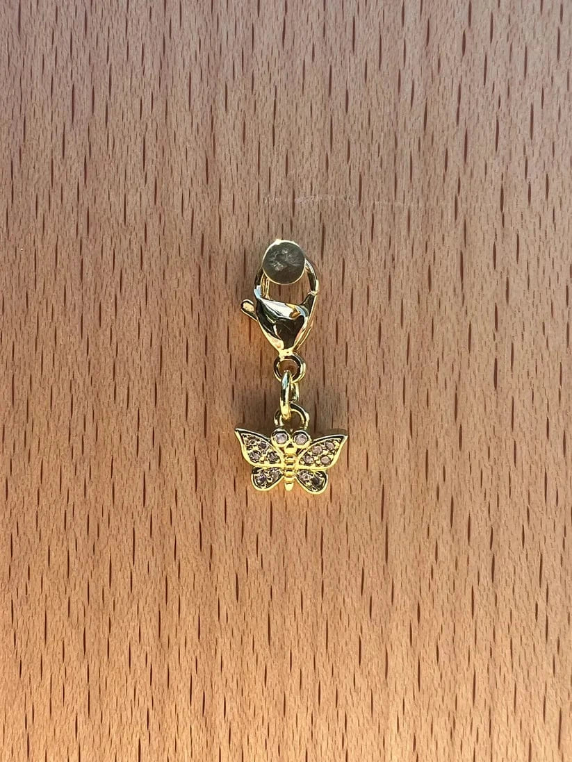 Dubois Cheval - Sparkly Butterfly Braid Charm