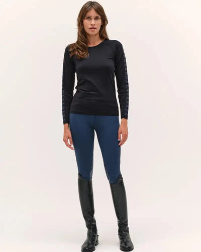 DADA Sport - Izzy ML - Technical riding T-shirt - Midnight & Navy