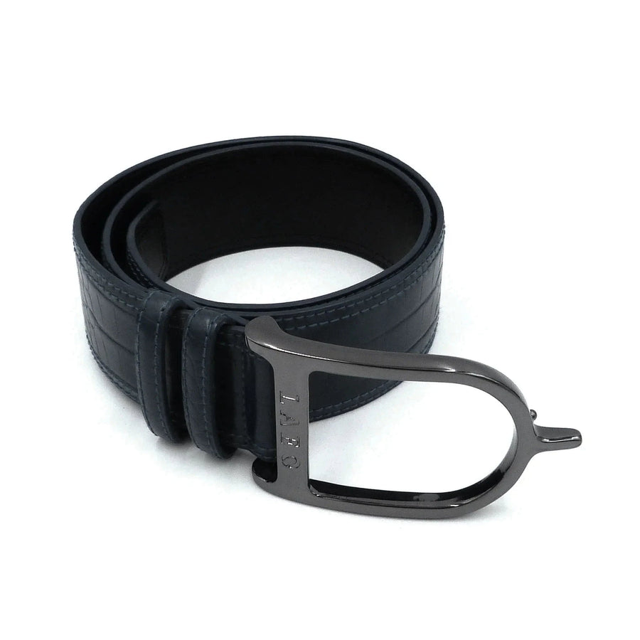 LA Equestrian by Majyk Equipe - VIP Crocodile Belt with Spur Buckle