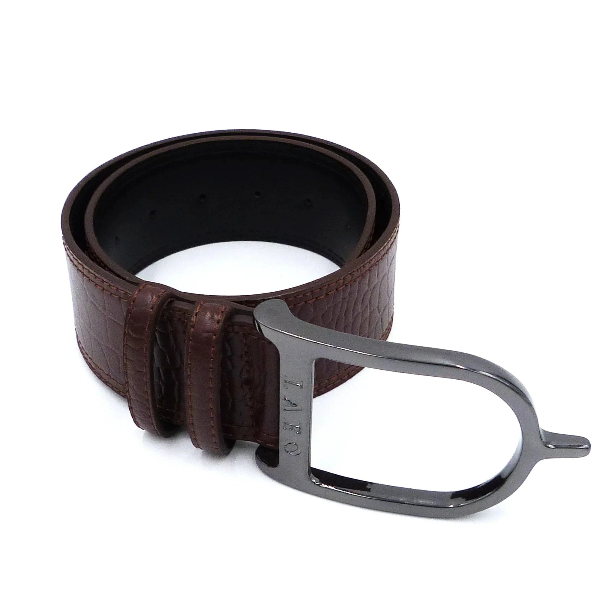 LA Equestrian by Majyk Equipe - VIP Crocodile Belt with Spur Buckle