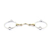 Jump'In Large Ring Gag bit with high port (90 mm rings)