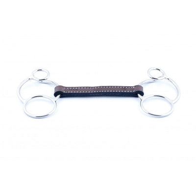 Jump'In Leather German 3 ring bit