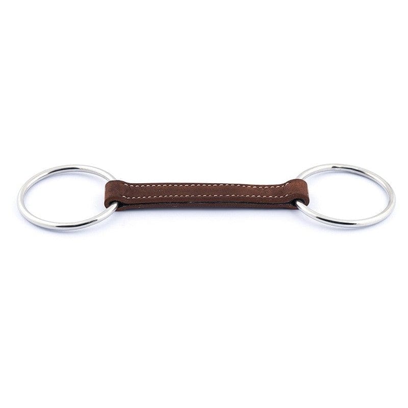 Jump'In Loose ring Flat Leather bit (70mm rings)