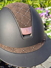 2.0 Samshield Miss Shadowmatt Brown w/ Lozenge Swarovski Stones