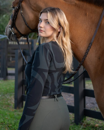 YAGYA - Monogram Long Sleeve Shirt - Exceptional Equestrian