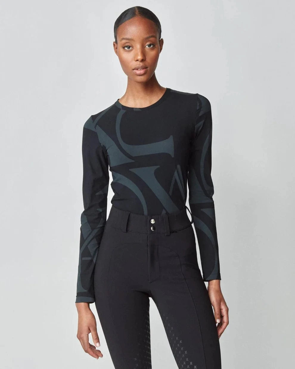 YAGYA - Monogram Long Sleeve Shirt - Exceptional Equestrian