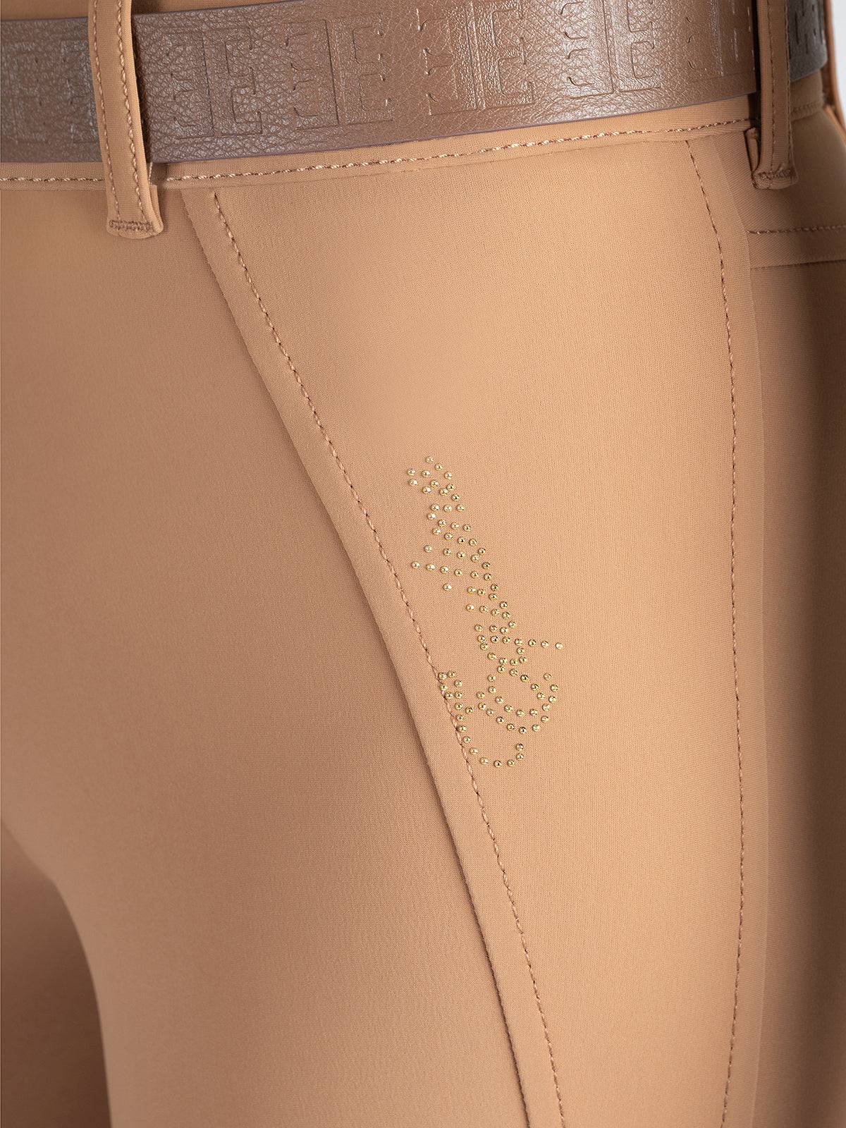 Equiline - ETTIEKH Women's Knee Grip High Waisted B-Move Breeches - ALL SALES FINAL - Exceptional Equestrian