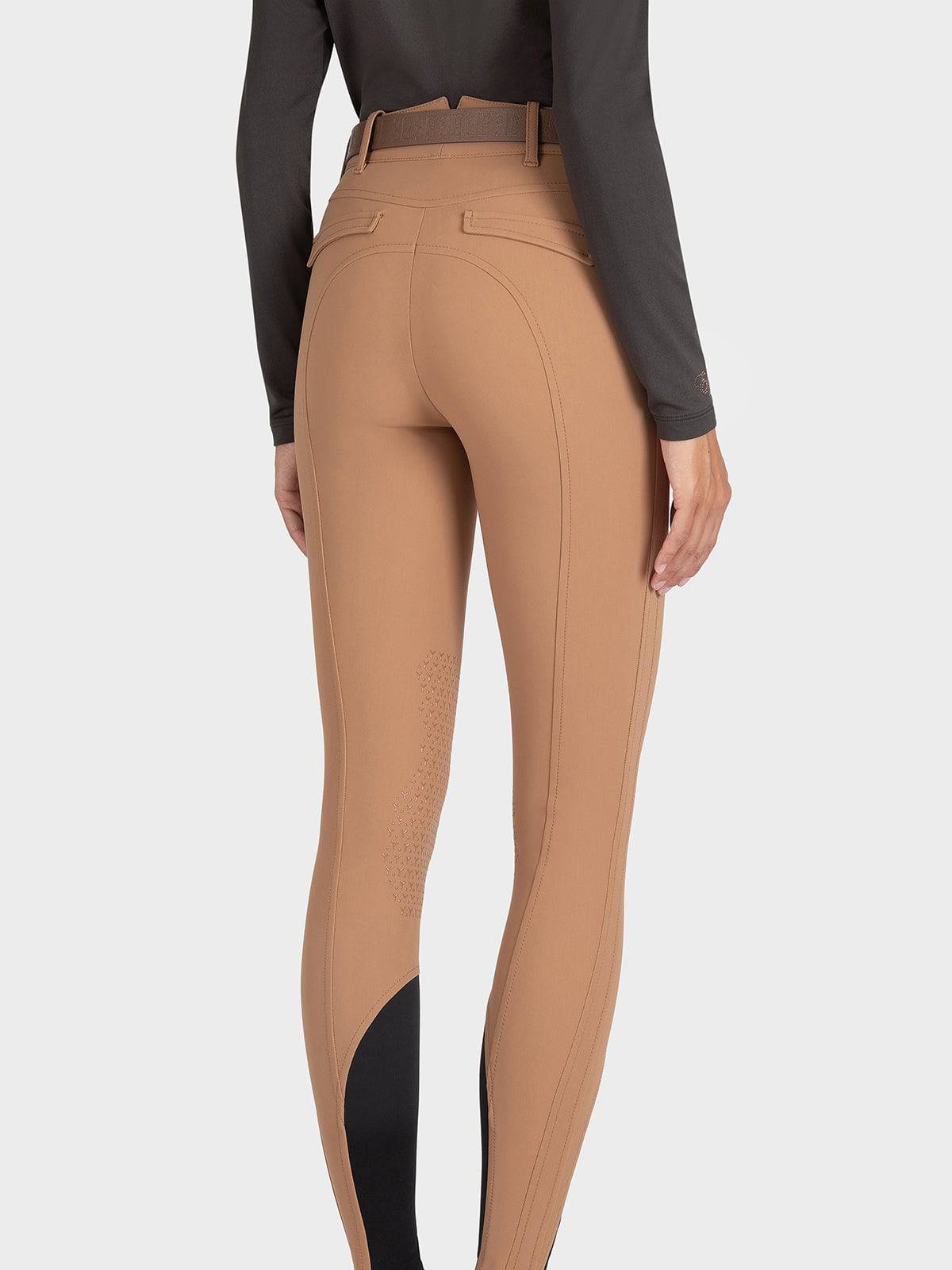 Equiline - ETTIEKH Women's Knee Grip High Waisted B-Move Breeches - ALL SALES FINAL - Exceptional Equestrian