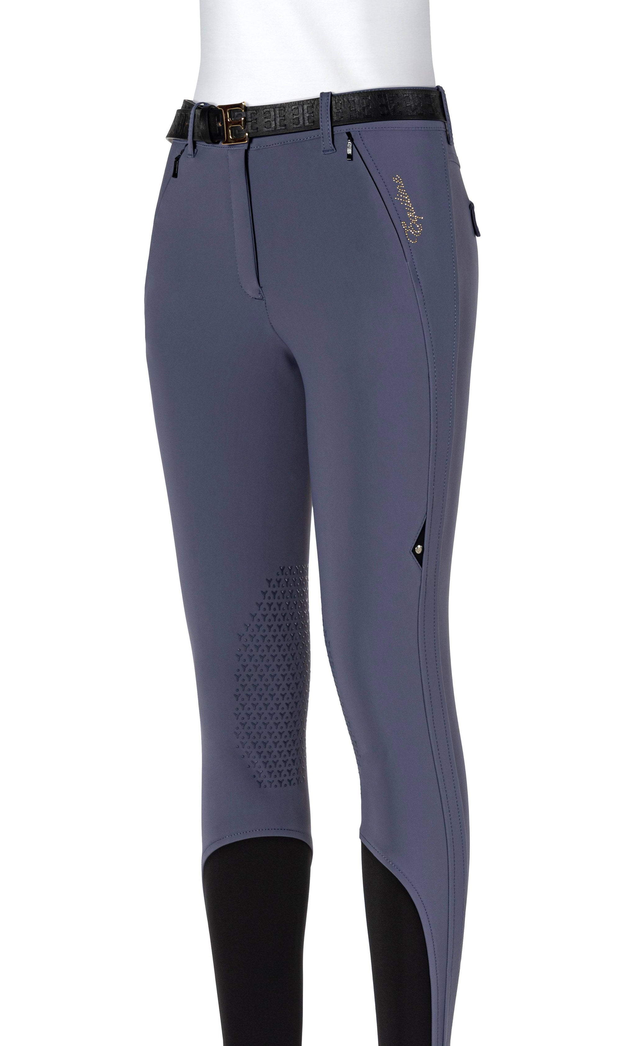 Equiline - ETTIEKH Women's Knee Grip High Waisted B-Move Breeches - ALL SALES FINAL - Exceptional Equestrian
