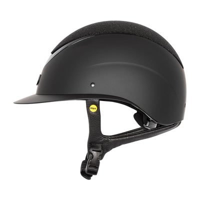 Tipperary - The Caledon Helmet - Black Sparkle - Wide Brim - MIPS - Exceptional Equestrian