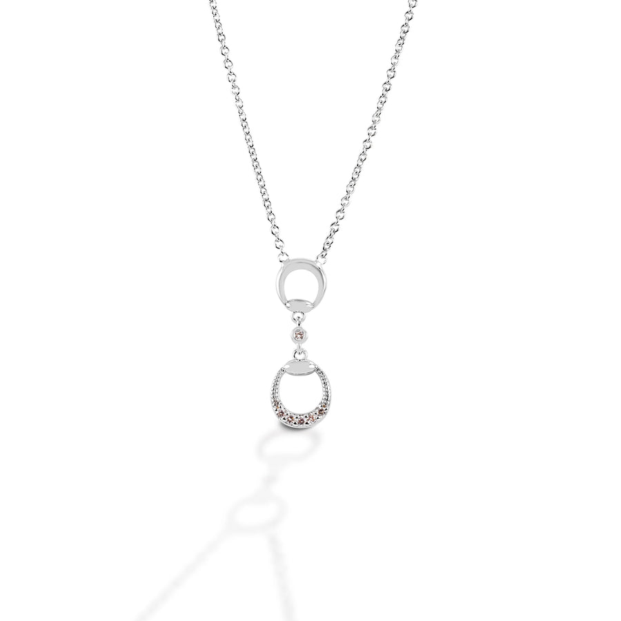 Kelly Herd Eggbutt Bit Necklace - Sterling Silver