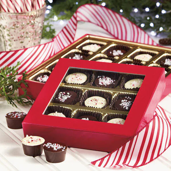 Harbor Sweets - Chocolate & Peppermint Truffles - 9 pc