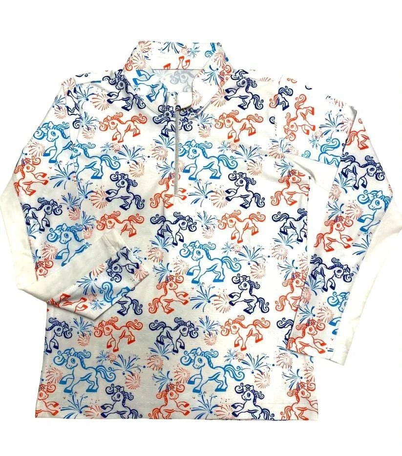 Belle & Bow - Liberty Long Sleeve Sunshirt - Exceptional Equestrian