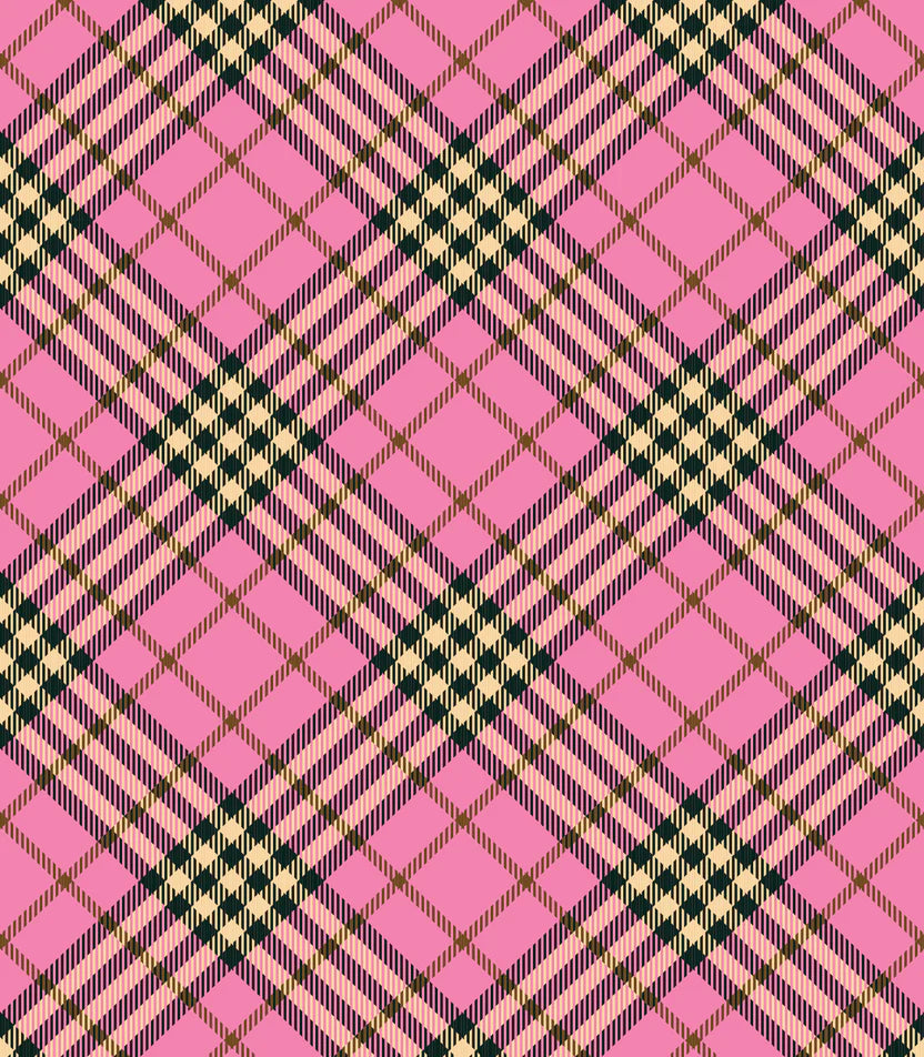 HocSocx ShowSocx - Pink Party Plaid