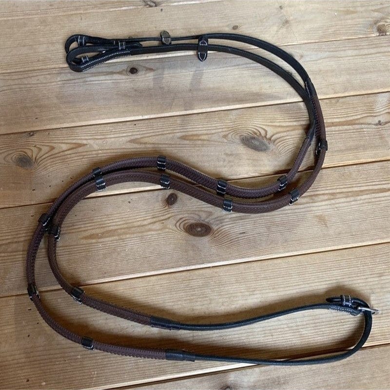 Jump'In One Collection Rubber Reins with stops 1/2