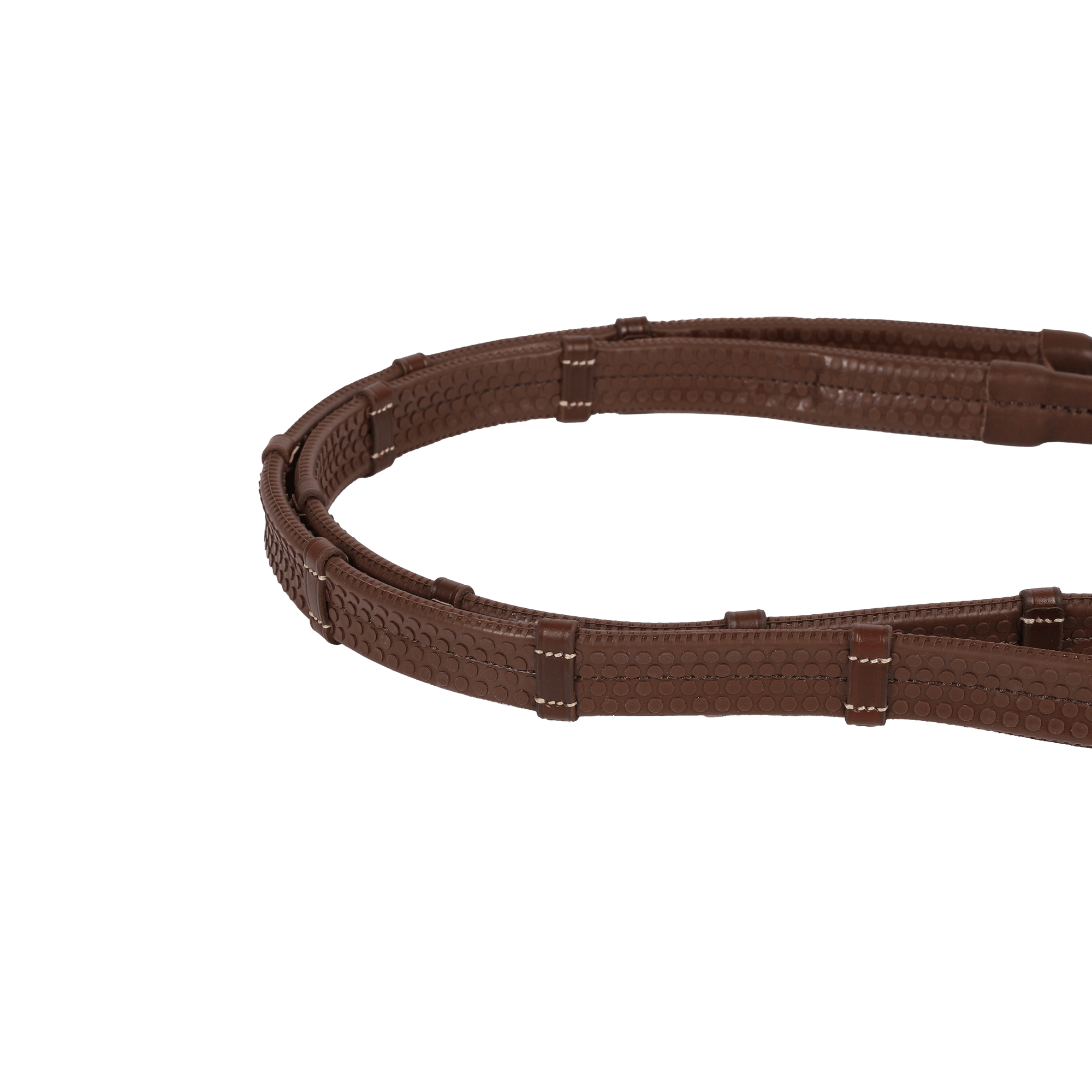 Signature Sport by Antarès RUBBER REINS 5/8” (16 MM) WITH LEATHER LOOPS