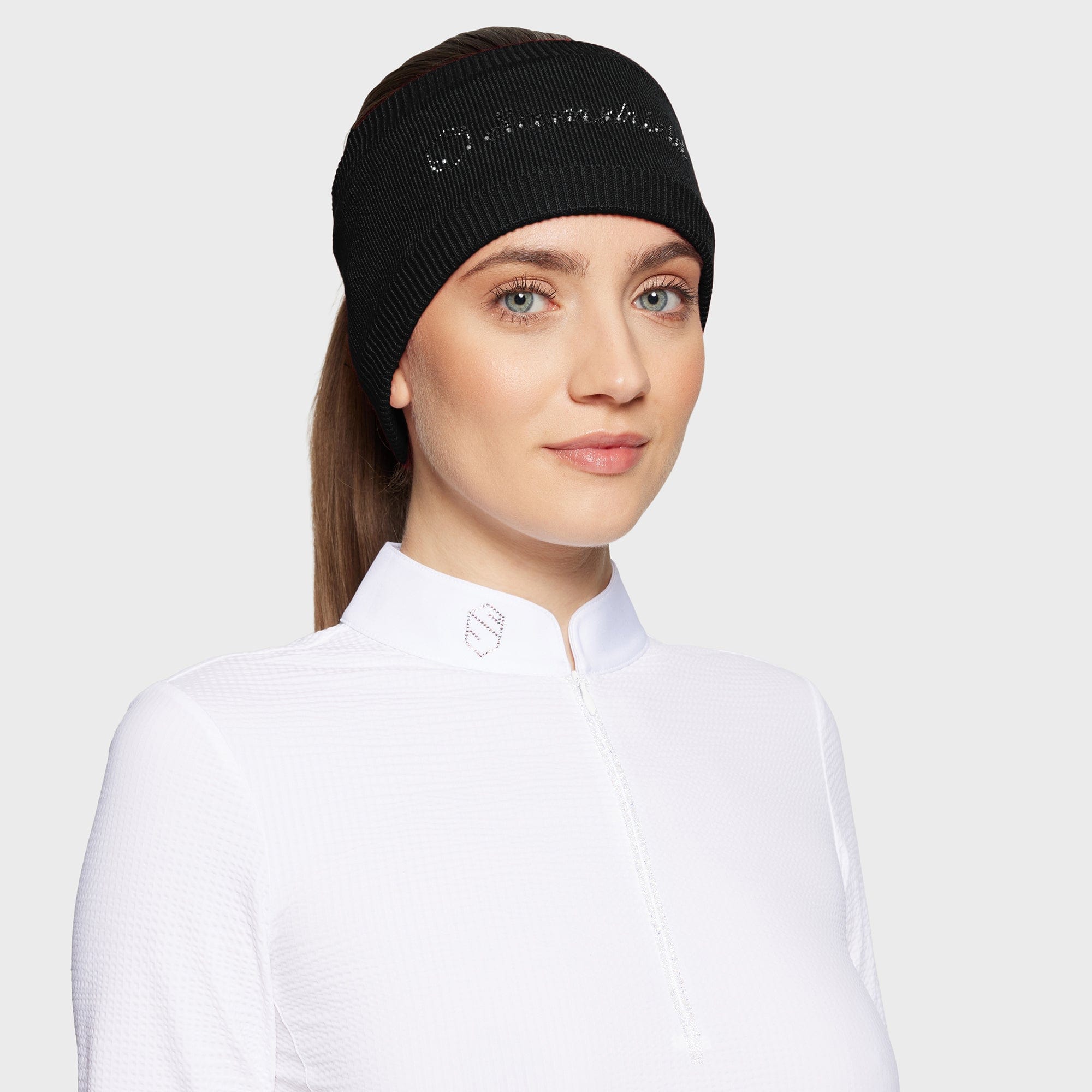 Samshield FW25 - AMALIE CRYSTAL RIBBED CUFF HEADBAND