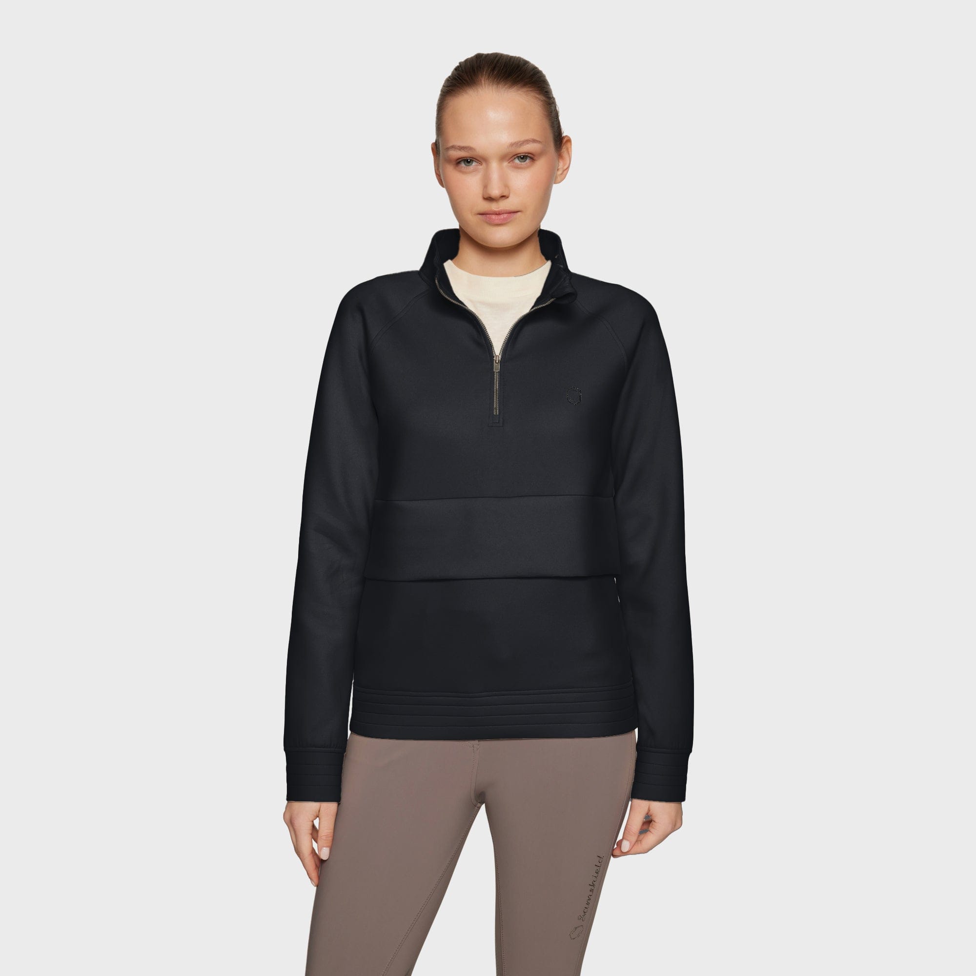 Samshield  FW25 - COSMIC STAND-UP COLLAR HALF-ZIP SWEATSHIRT