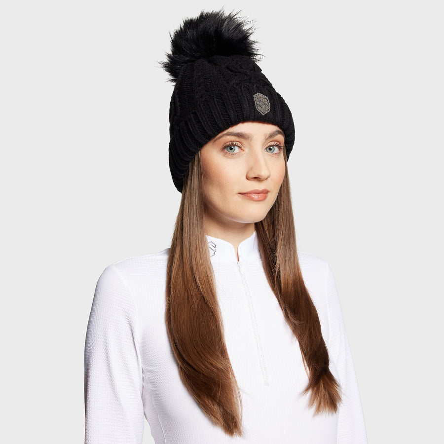 Samshield FW25 - NORA CRYSTAL KNITTED BEANIE WITH POMPOM