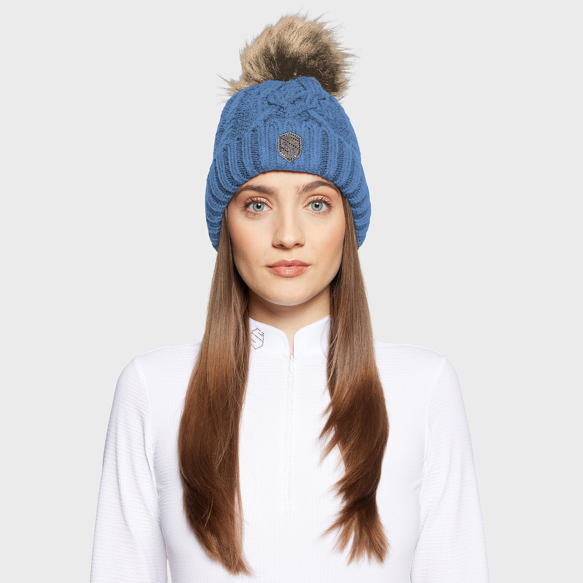 Samshield FW25 - NORA CRYSTAL KNITTED BEANIE WITH POMPOM