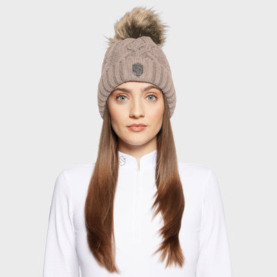 Samshield FW25 - NORA CRYSTAL KNITTED BEANIE WITH POMPOM