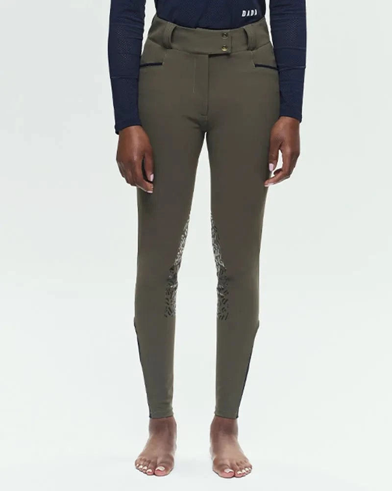 Dada Sport - Kit New - Shapewear Riding Pants with Grip - Dark Olive