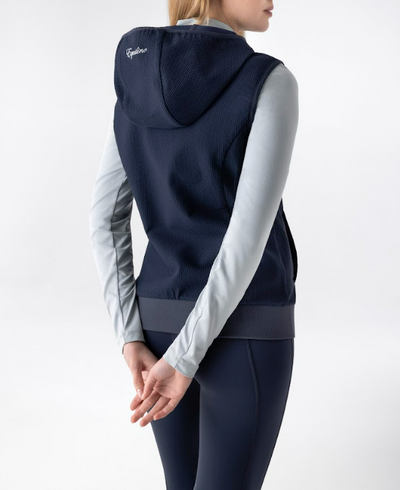 Equiline - EBLYEV Women's Eco-Duvet & Softshell Vest with Hood SS24
