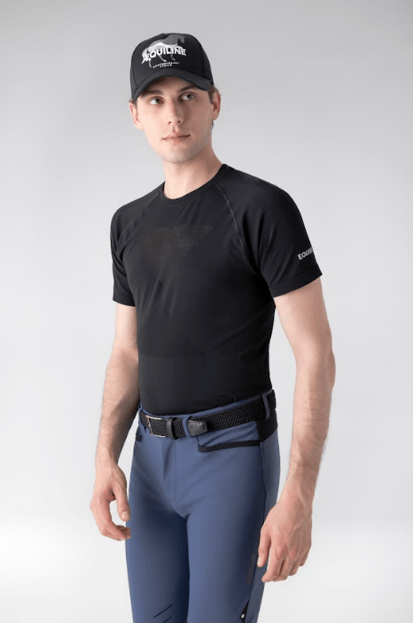 Equiline - CISEC Men's S/S Seamless Second Skin T-Shirt SS24 - Exceptional Equestrian