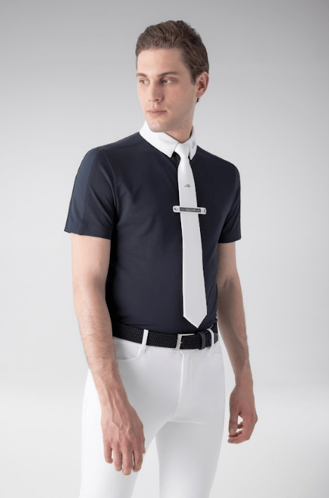 Equiline - COELLEC Men's S/S Tech-Piquet Show Shirt SS24 - Exceptional Equestrian 
