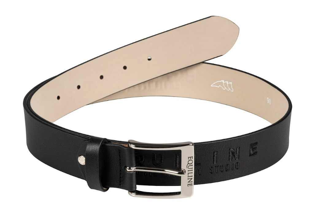 Equiline - CUSSIEC Leather Belt with Engraved Logo 40mm SS24 - Exceptional Equestrian