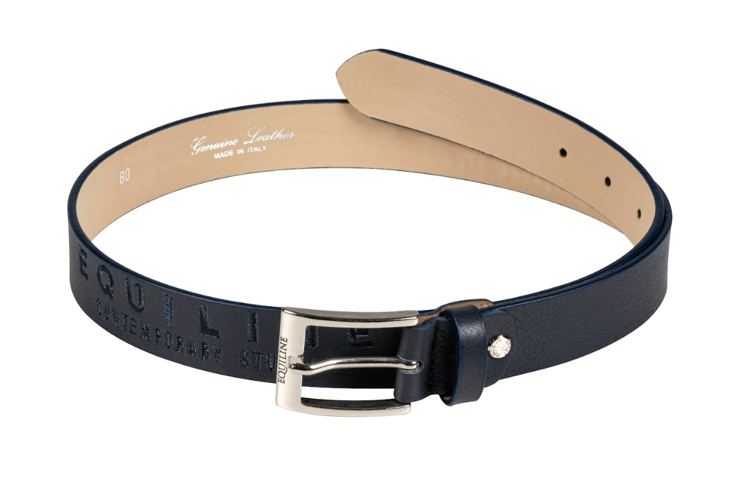 Equiline - CUSE Leather Belt with Engraved Logo 30mm SS24 - Exceptional Equestrian