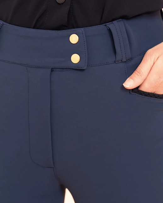 Dada Sport - Kit New - Shapewear Riding Pants with Grip - Baltic Blue - Exceptional Equestrian