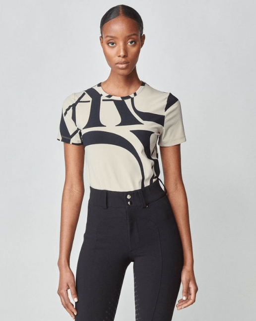 YAGYA - Monogram Short Sleeve Shirt - Exceptional Equestrian