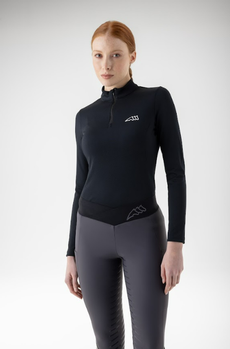 Equiline - Ceka Women's Second Skin Half Zip - Black - FW24