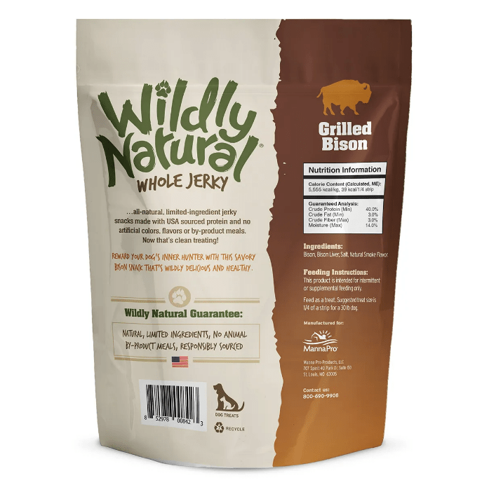Wildly Natural Whole Jerky Strips for Dogs - Exceptional Equestrian