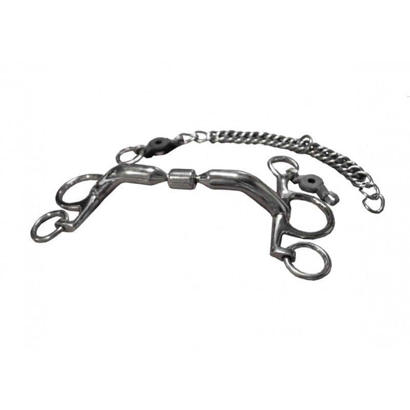 Jump'In Small cheek Anatomical Pelham blocked bit