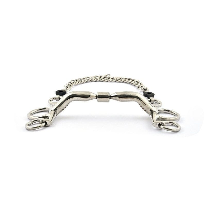 Jump'In Small cheek Anatomical Pelham blocked bit