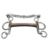 Jump'In Small cheek round Leather Pelham bit